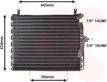 Van Wezel 30005161 - Kondenser, kondisioner furqanavto.az