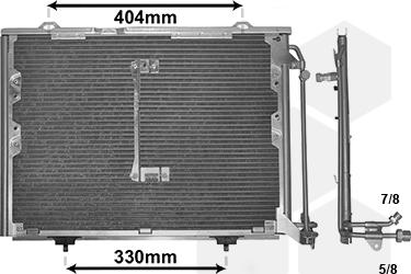 Van Wezel 30005207 - Kondenser, kondisioner www.furqanavto.az