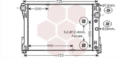 Van Wezel 30002491 - Radiator, mühərrikin soyudulması furqanavto.az