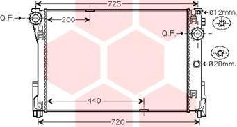 Van Wezel 30002591 - Radiator, mühərrikin soyudulması furqanavto.az