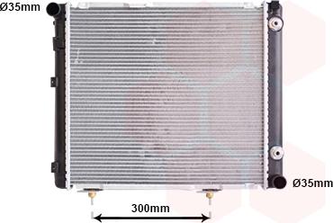 Van Wezel 30002080 - Radiator, mühərrikin soyudulması furqanavto.az