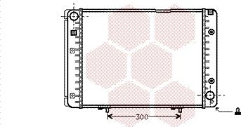 Van Wezel 30002100 - Radiator, mühərrikin soyudulması furqanavto.az