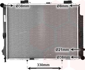 Van Wezel 30002191 - Radiator, mühərrikin soyudulması furqanavto.az