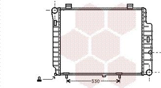 Van Wezel 30002155 - Radiator, mühərrikin soyudulması furqanavto.az