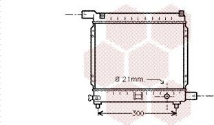 Van Wezel 30002179 - Radiator, mühərrikin soyudulması furqanavto.az