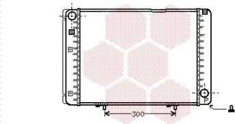 Van Wezel 30002175 - Radiator, mühərrikin soyudulması furqanavto.az