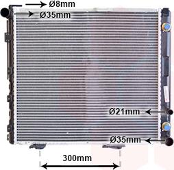 Van Wezel 30002178 - Radiator, mühərrikin soyudulması furqanavto.az