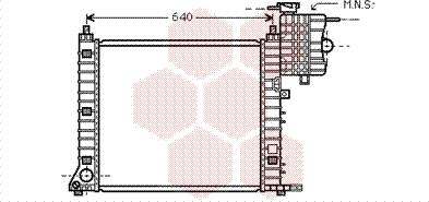 Van Wezel 30002348 - Radiator, mühərrikin soyudulması furqanavto.az