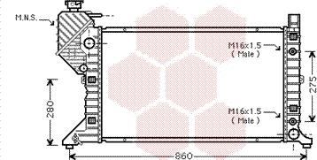 Van Wezel 30002343 - Radiator, mühərrikin soyudulması furqanavto.az