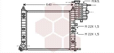 Van Wezel 30002243 - Radiator, mühərrikin soyudulması furqanavto.az