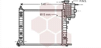 Van Wezel 30002265 - Radiator, mühərrikin soyudulması furqanavto.az