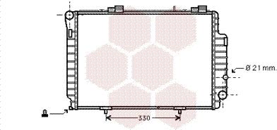 Van Wezel 30002263 - Radiator, mühərrikin soyudulması furqanavto.az