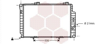 Van Wezel 30002235 - Radiator, mühərrikin soyudulması furqanavto.az