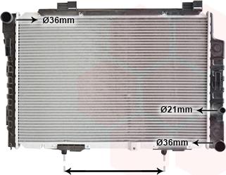 Van Wezel 30002230 - Radiator, mühərrikin soyudulması furqanavto.az