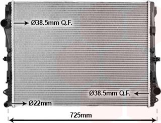 Van Wezel 30012723 - Radiator, mühərrikin soyudulması furqanavto.az