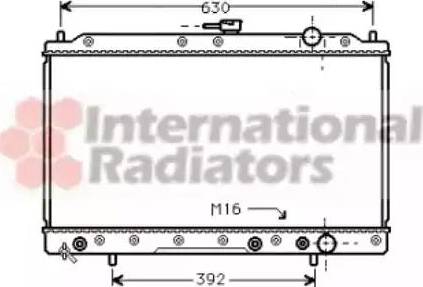 Van Wezel 32002046 - Radiator, mühərrikin soyudulması furqanavto.az