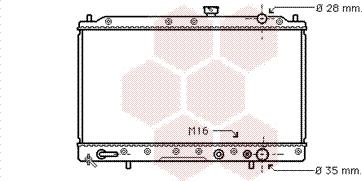 Van Wezel 32002030 - Radiator, mühərrikin soyudulması furqanavto.az