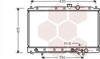 Van Wezel 32002148 - Radiator, mühərrikin soyudulması furqanavto.az