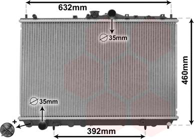 Van Wezel 32002142 - Radiator, mühərrikin soyudulması furqanavto.az