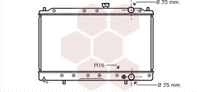 Van Wezel 32002147 - Radiator, mühərrikin soyudulması furqanavto.az