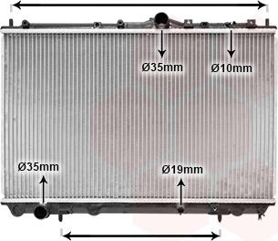 Van Wezel 32002101 - Radiator, mühərrikin soyudulması furqanavto.az