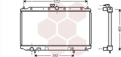 Van Wezel 32002111 - Radiator, mühərrikin soyudulması furqanavto.az