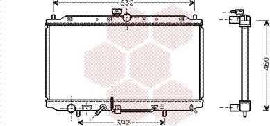 Van Wezel 32002112 - Radiator, mühərrikin soyudulması furqanavto.az