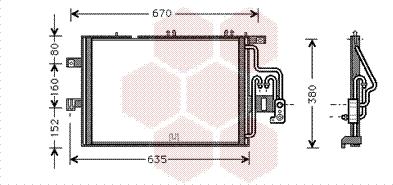 Van Wezel 37005309 - Kondenser, kondisioner furqanavto.az