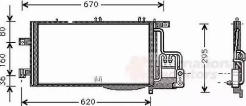 Van Wezel 37005370 - Kondenser, kondisioner furqanavto.az