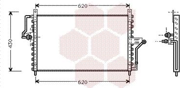 Van Wezel 37005223 - Kondenser, kondisioner furqanavto.az