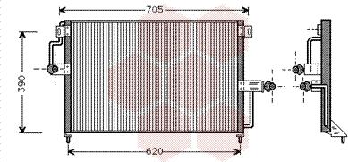 Van Wezel 37005227 - Kondenser, kondisioner furqanavto.az