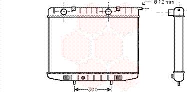 Van Wezel 37002214 - Radiator, mühərrikin soyudulması furqanavto.az