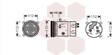 Van Wezel 3700K278 - Kompressor, kondisioner furqanavto.az