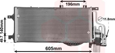 Van Wezel 37015370 - Kondenser, kondisioner furqanavto.az