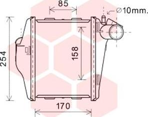 Van Wezel 29004015 - Intercooler, şarj cihazı furqanavto.az