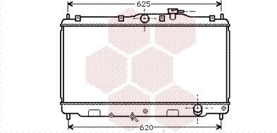 Van Wezel 25002016 - Radiator, mühərrikin soyudulması furqanavto.az