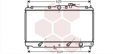 Van Wezel 25002011 - Radiator, mühərrikin soyudulması furqanavto.az