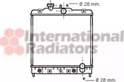 Van Wezel 25002021 - Radiator, mühərrikin soyudulması furqanavto.az