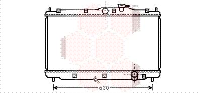 Van Wezel 25002078 - Radiator, mühərrikin soyudulması furqanavto.az