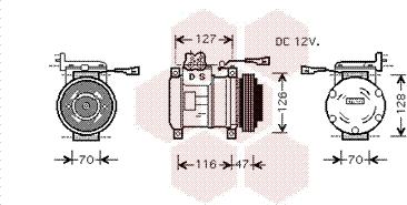 Van Wezel 2800K077 - Kompressor, kondisioner furqanavto.az