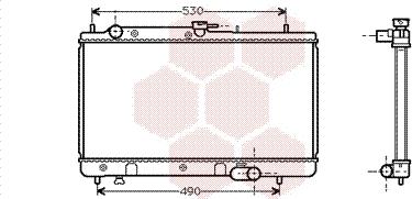 Van Wezel 27002090 - Radiator, mühərrikin soyudulması furqanavto.az