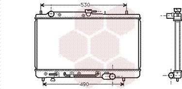 Van Wezel 27002068 - Radiator, mühərrikin soyudulması furqanavto.az