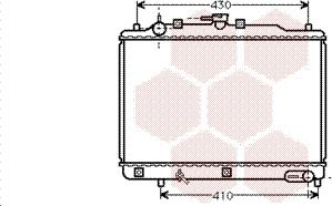 Van Wezel 27002070 - Radiator, mühərrikin soyudulması furqanavto.az