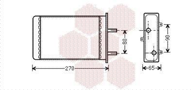 Van Wezel 73006064 - İstilik dəyişdiricisi, daxili isitmə furqanavto.az