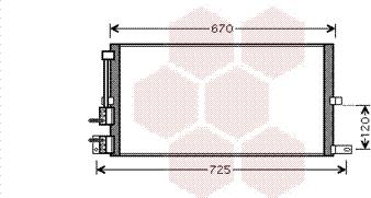 Van Wezel 77005043 - Kondenser, kondisioner furqanavto.az