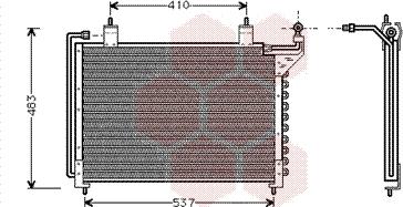 Van Wezel 77005020 - Kondenser, kondisioner furqanavto.az