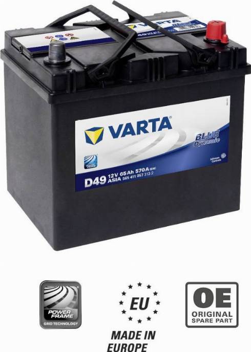 Varta 565411057 - Başlanğıc batareyası furqanavto.az