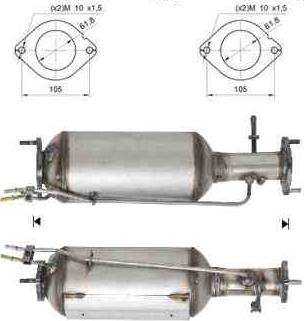 VEGAZ FK-864 - Tüs / Hissəcik filtri, egzoz sistemi furqanavto.az