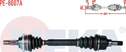 Veka PE-8007A - Sürücü mili furqanavto.az