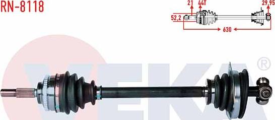 Veka RN-8118 - Sürücü mili furqanavto.az